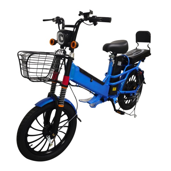 Export customized dual lithium battery electric bicycles with ultra long range and rear folding shelves